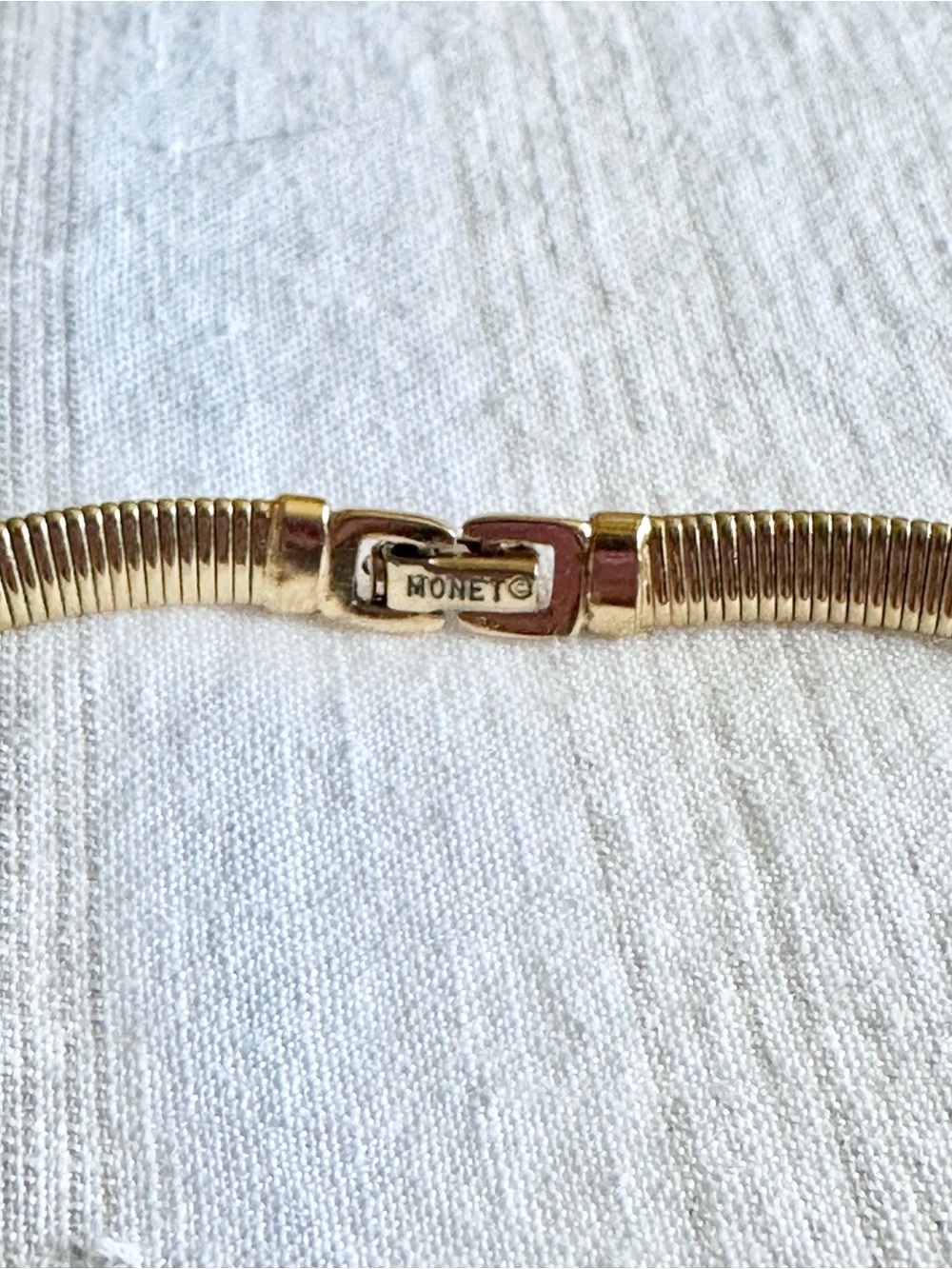 Monet - Vintage collar necklace | gold | chic - Picture 5 of 7
